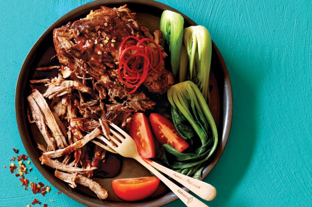 Indonesian Spicy Sweet Pulled Pork