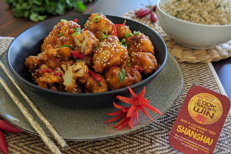 General Tso’s Cauliflower Asian Inspirations