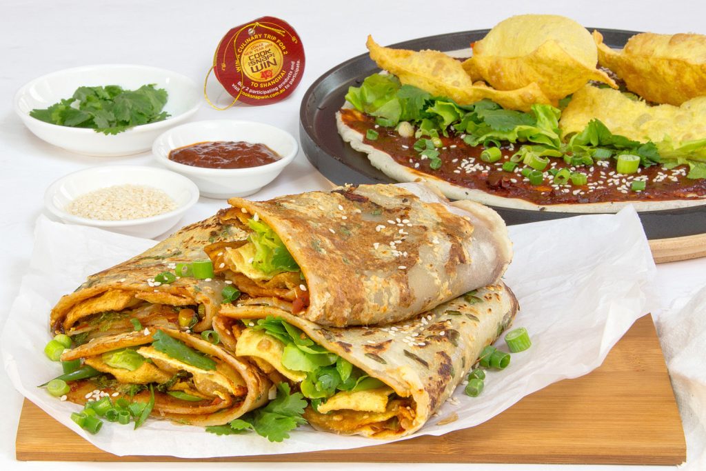 Crispy Chinese Savoury Pancakes (Jian Bing) | Asian Inspirations
