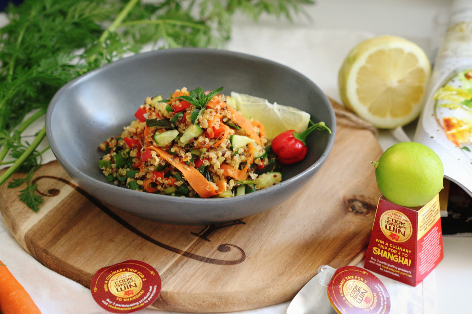 Quinoa Vegan Salad | Asian Inspirations