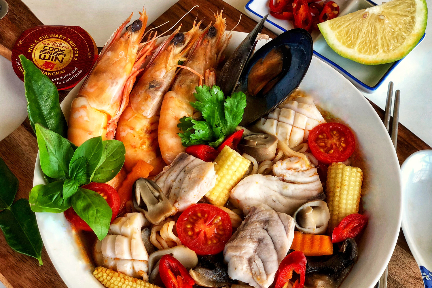 Tom Yam Goong Noodle Bowl | Asian Inspirations