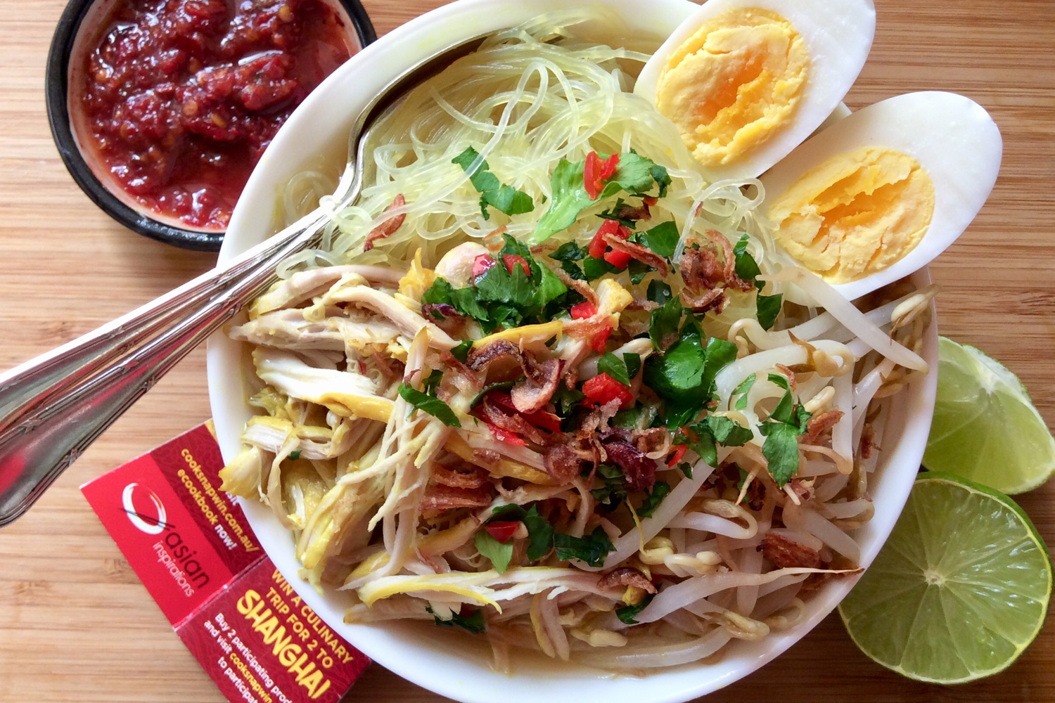 Soto Ayam Bali (Grandma's Chicken Noodle Soup) | Asian Inspirations