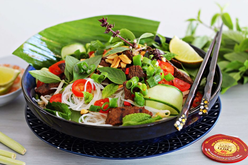 Thai Beef Noodle Salad | Asian Inspirations