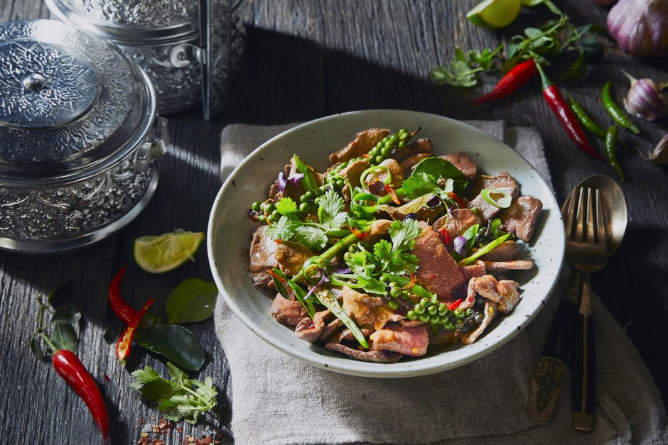 StirFried Thai Lamb (Kae Pad Prik Pon Kratiem Prik Thai) Asian