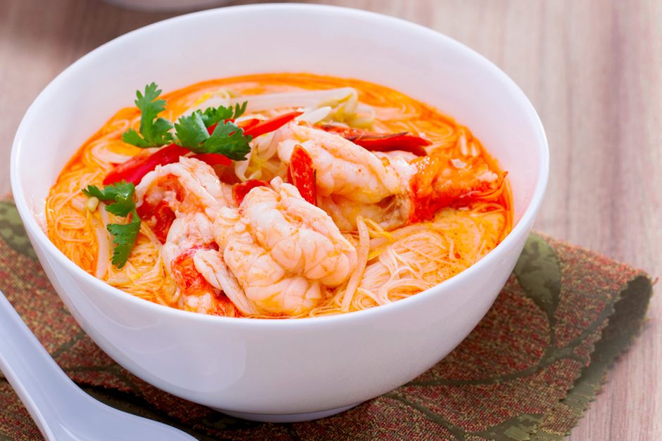 Thai Laksa with Prawns (Laksa Goong) Asian Inspirations