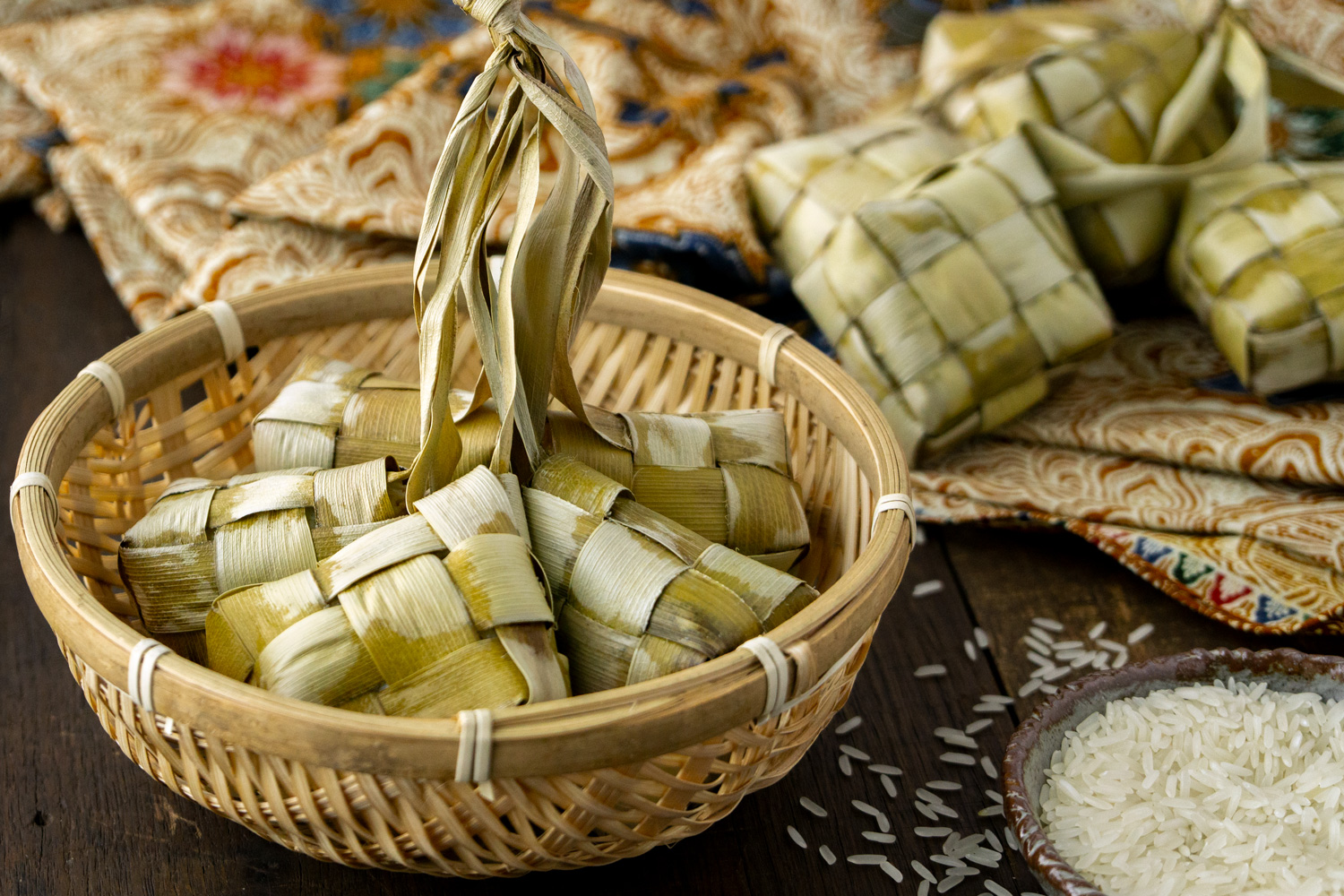 Compressed Rice Dumpling (Ketupat) | Asian Inspirations