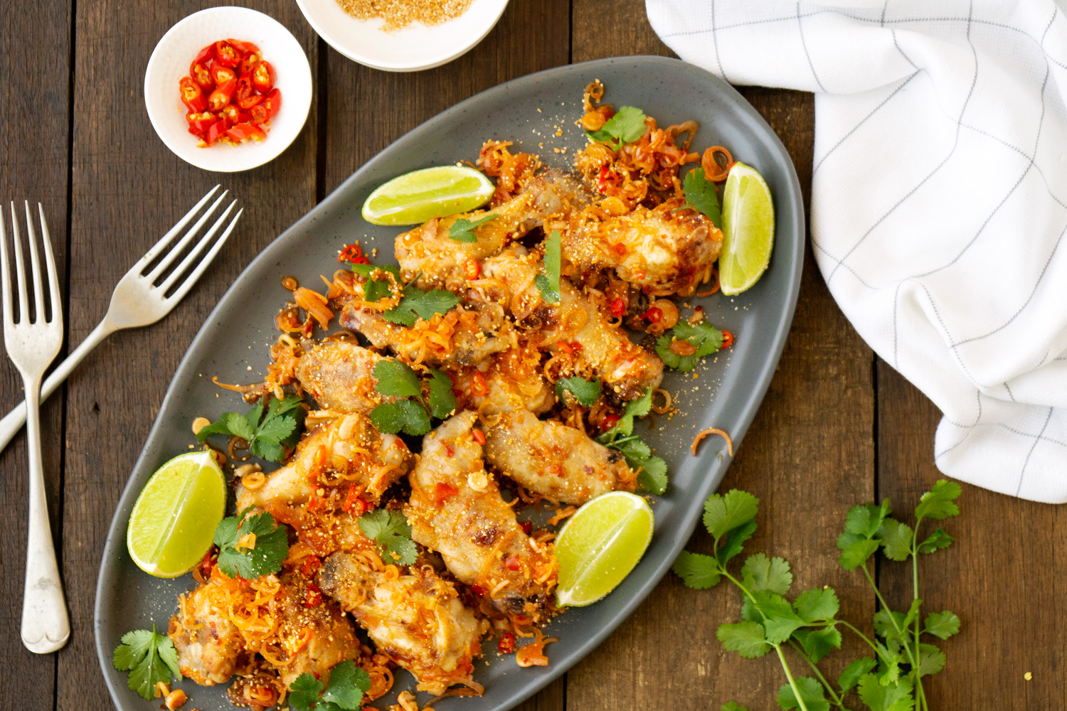 Grilled Larb Chicken Wings | Asian Inspirations