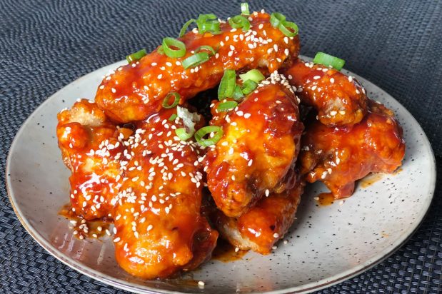 Spicy Korean Fried Chicken (Yangnyeom Chicken)