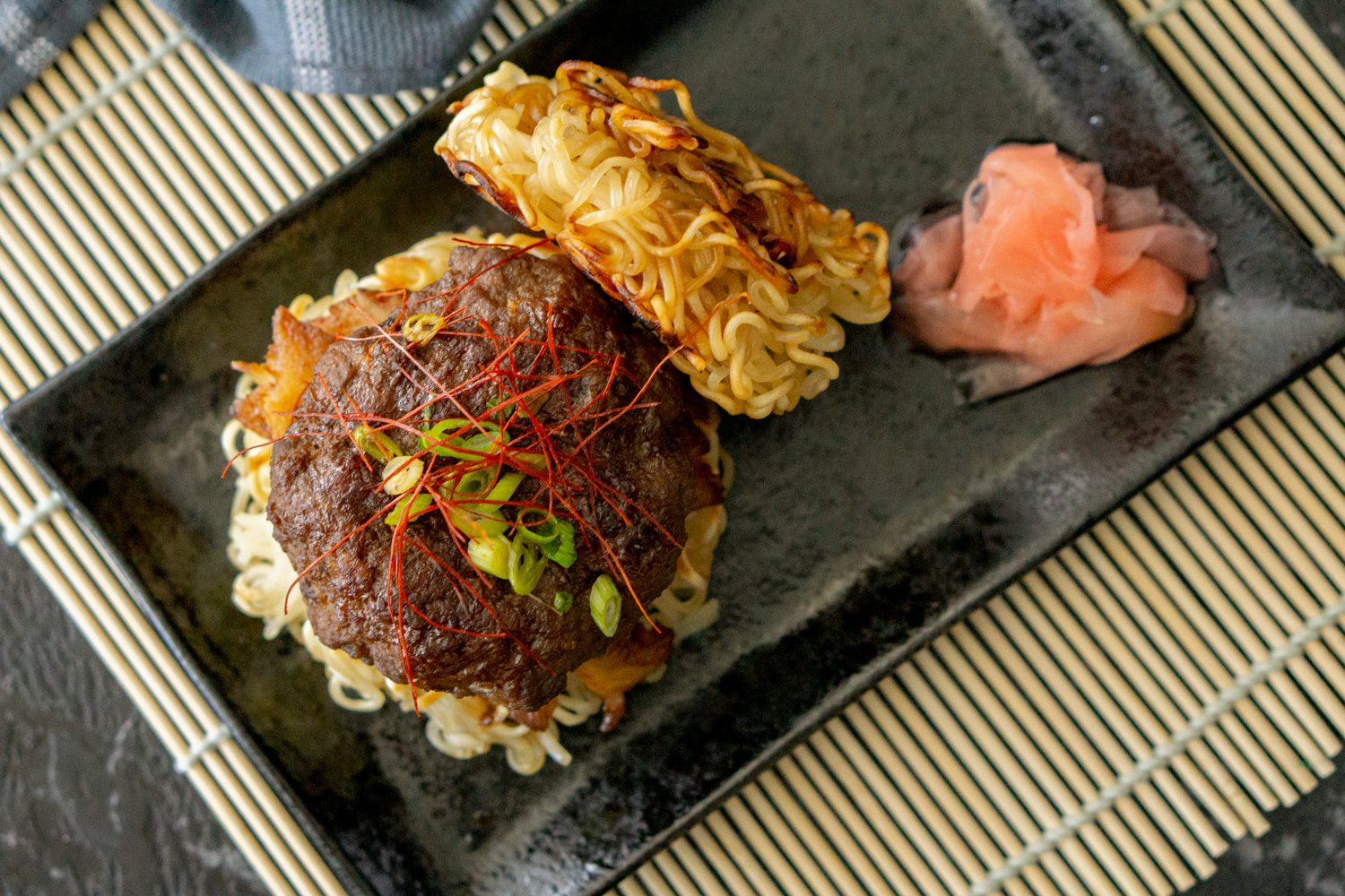 Ramen Burger Asian Inspirations