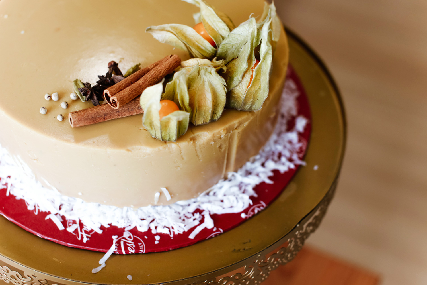Palm Sugar & Chai Latte Cake Asian Inspirations