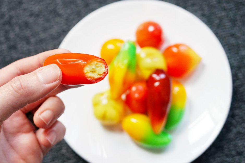 Luck Chup Thai Mock Fruit Mung Bean Dessert (Luk Chup) | Asian Inspirations