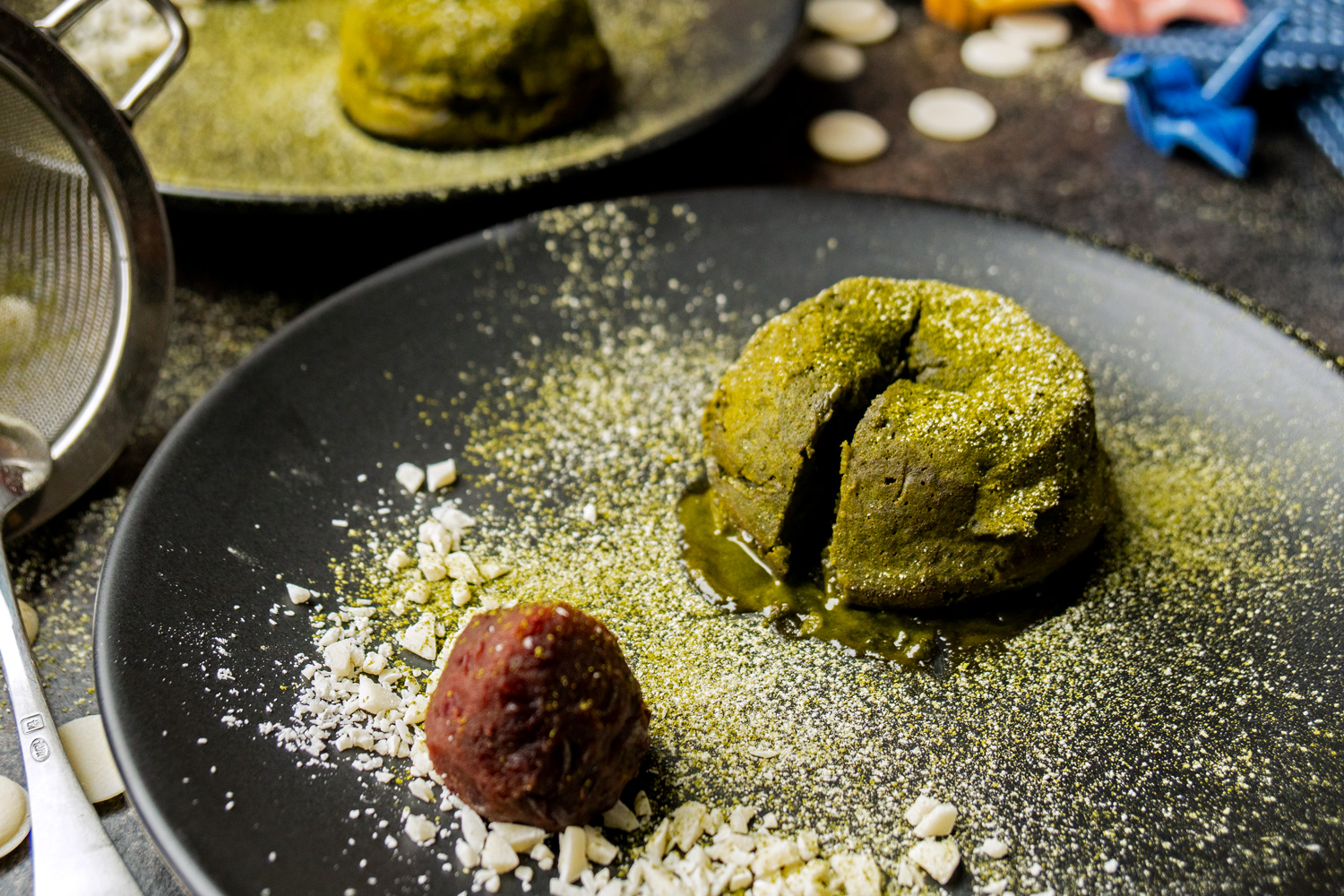 Matcha Green Tea Lava Cake | Asian Inspirations