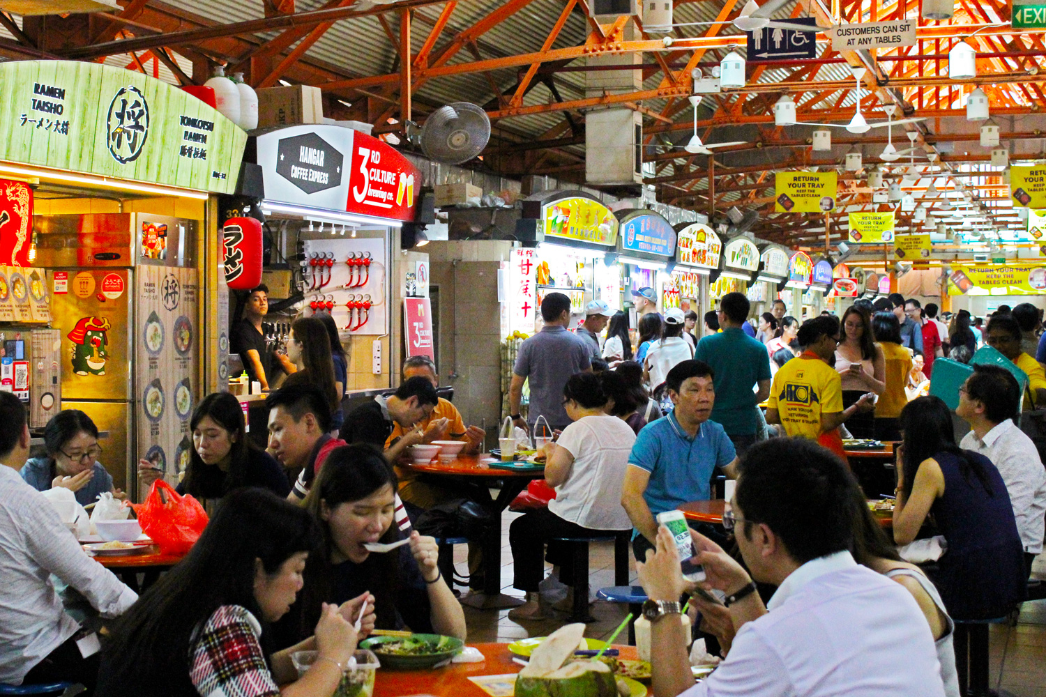 tourist hawker centre singapore