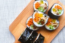 Korean Mushroom Kimbap