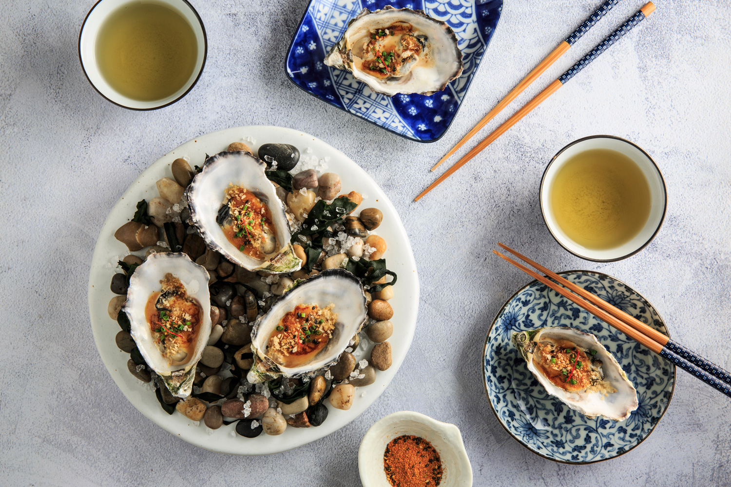 Grilled Oyster with Mayonnaise Asian Inspirations