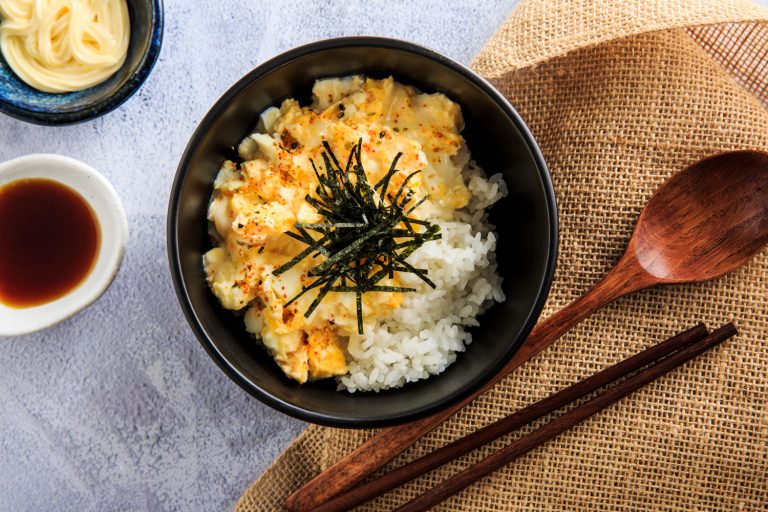 Egg Mayonnaise Rice Bowl Asian Inspirations