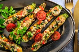 Grilled Zucchini and Mayonnaise Mustard