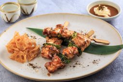 Yakitori with Miso Mayo