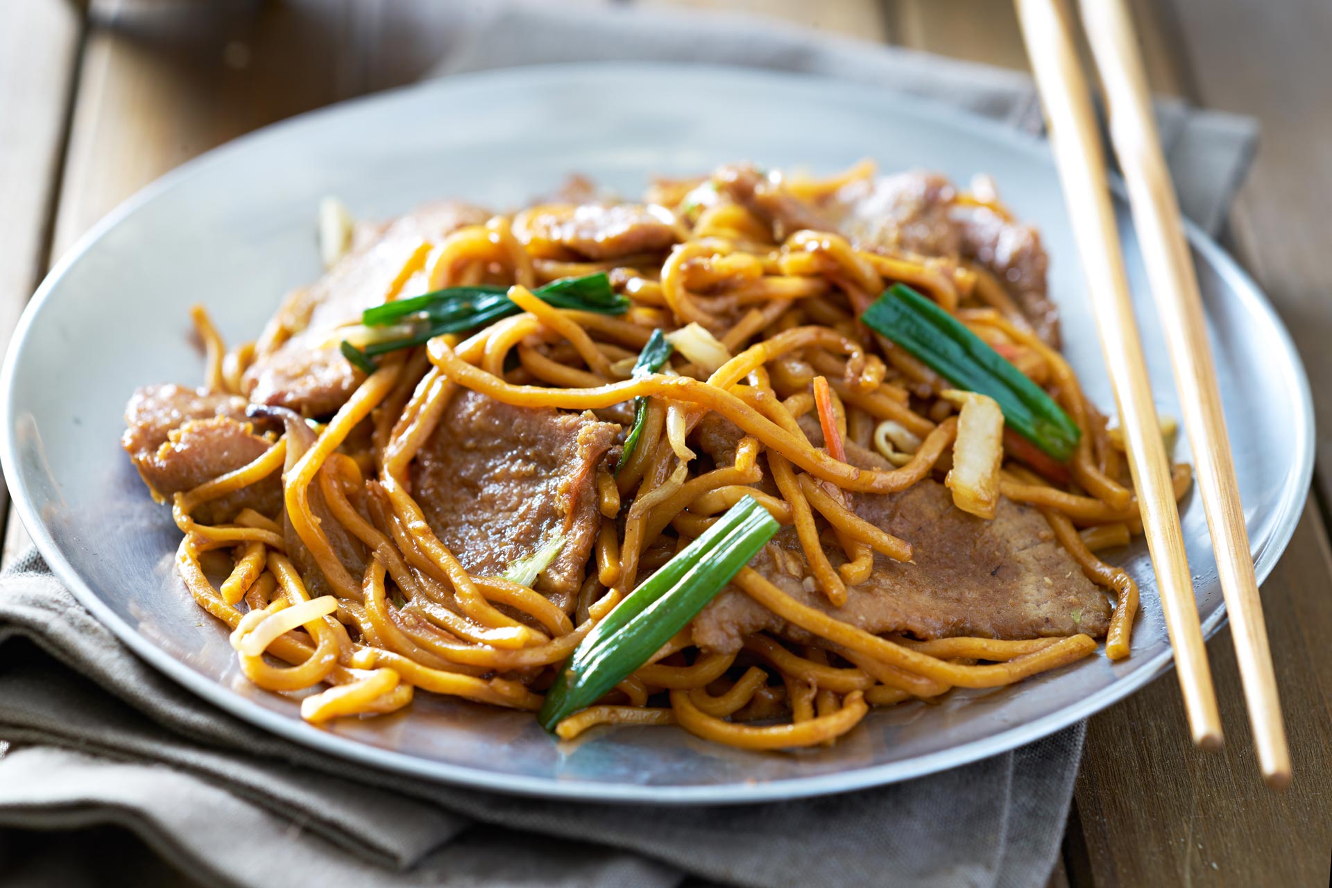 Quick and Easy StirFried Beef Noodles Asian Inspirations