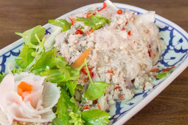 Thai Glass Noodle Salad with Mince