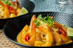 Red Curry Prawns