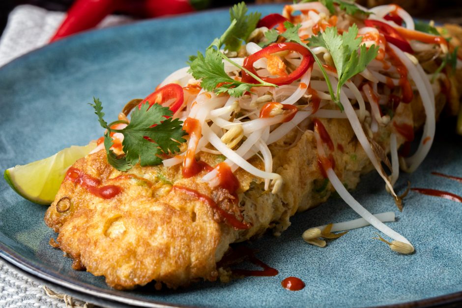 Thai Crab Omelette Asian Inspirations