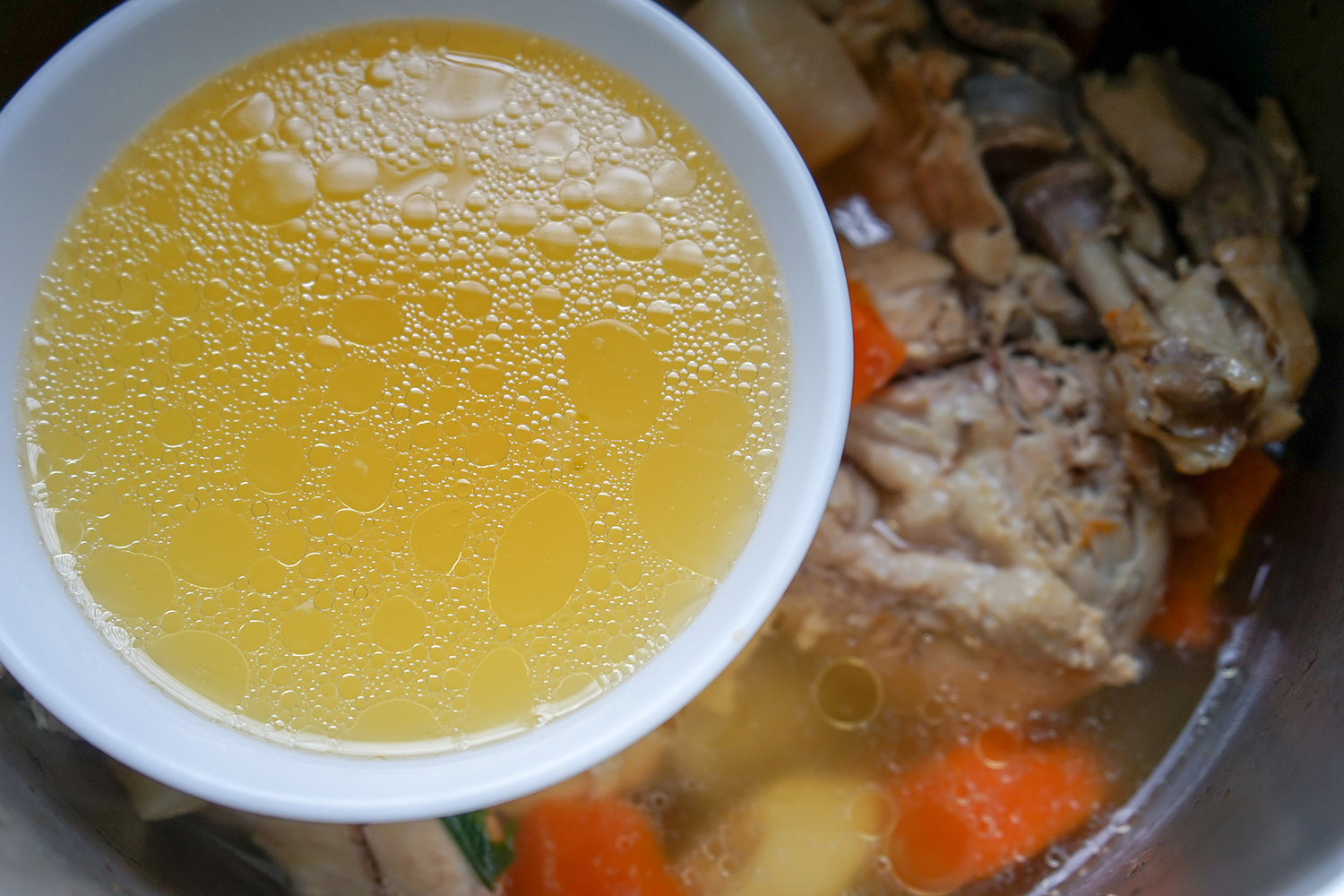 Torigara Stock (Chicken Carcass Soup)