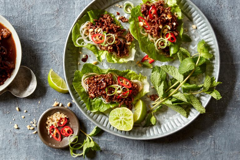 Vietnamese Beef Lettuce Cups Asian Inspirations