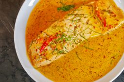 Creamy Red Curry Salmon (Choo Chee Salmon)