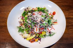 Riceberry Hot Smoked Salmon Salad