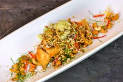 Sweet and Sour Tamarind Deep Fried Barramundi (Pla Tod Samunpri)