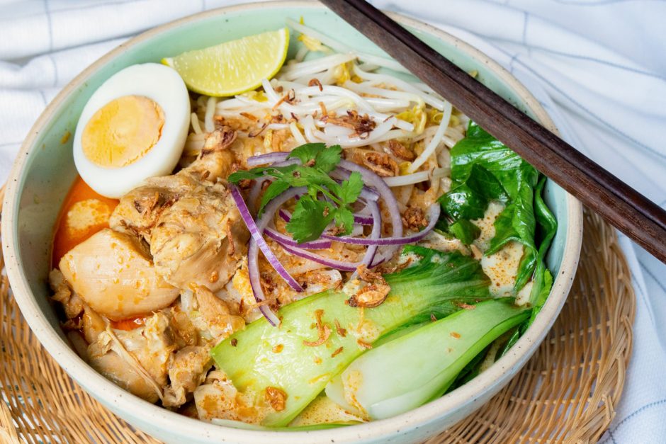 Creamy Coconut SlowCooked Chicken Laksa Asian Inspirations