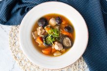 Chinese Chicken and Mushroom Soup