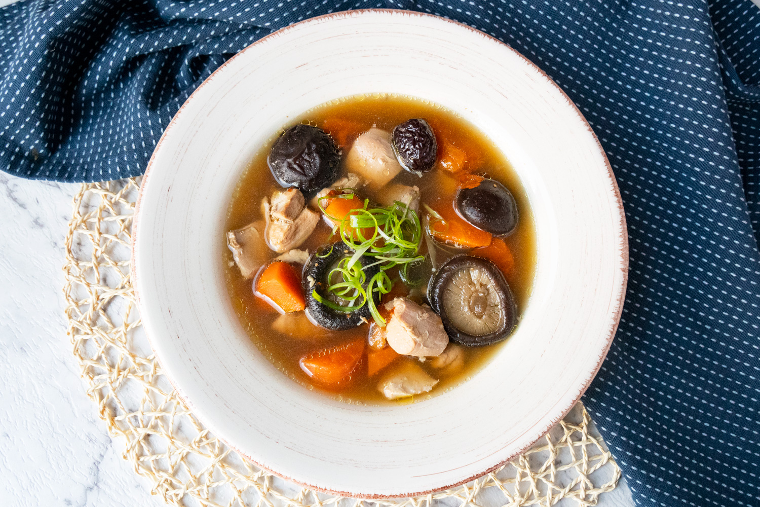 chinese chicken mushroom soup