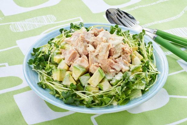 Tuna and Avocado Salad with Wasabi Mayonnaise