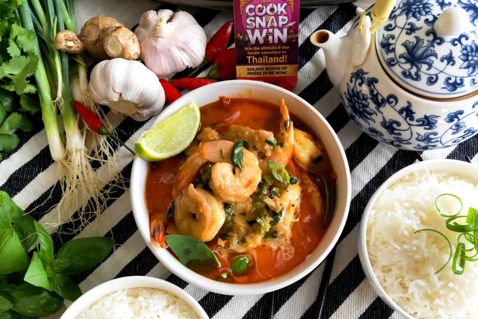 Creamy Chilli Coconut Prawns | Asian Inspirations