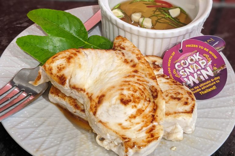 Swordfish Steaks with Zesty Dressing Asian Inspirations