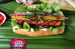 Rainbow Banh Mi with Chilli Soy Glazed Tofu
