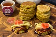 Mini Japanese Pancakes (Okonomiyaki)