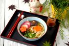 Moon Viewing Udon Soup (Tsukimi Udon)