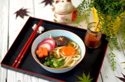 Moon Viewing Udon Soup (Tsukimi Udon)