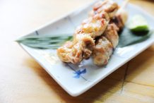 Japanese Sizzling Ginger Chicken Skewers (Yakitori)