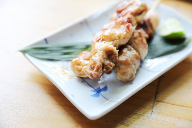 Japanese Sizzling Ginger Chicken Skewers (Yakitori)