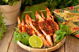 Grilled Tom Yum Prawns