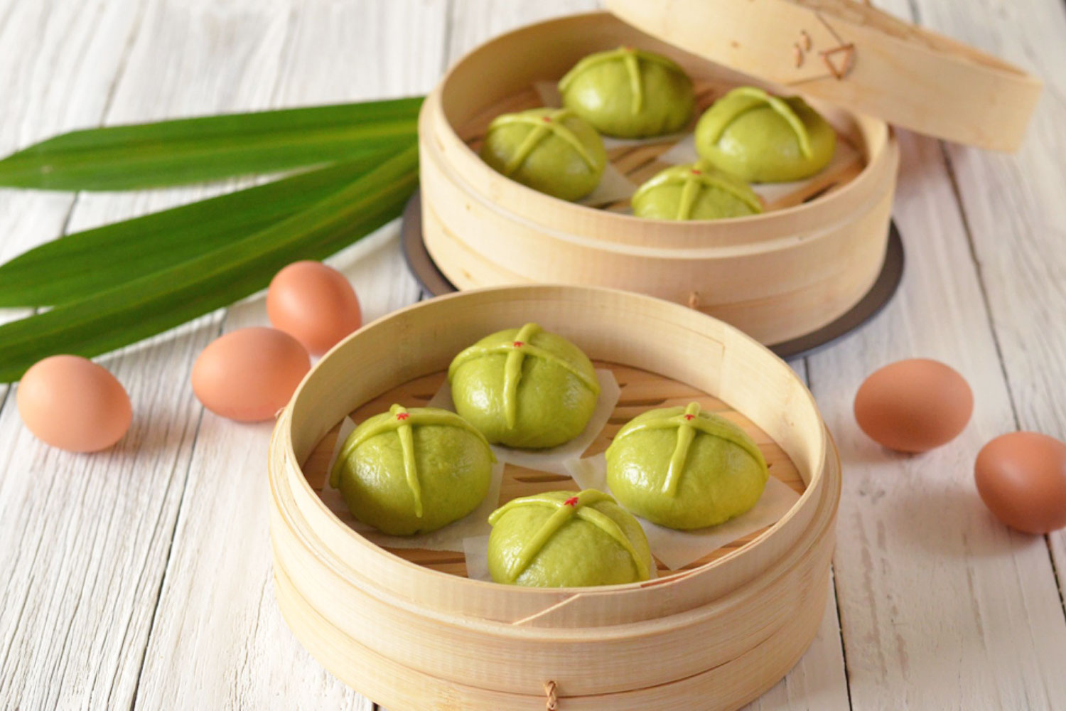 Pandan Soft Steamed Bao Asian Inspirations