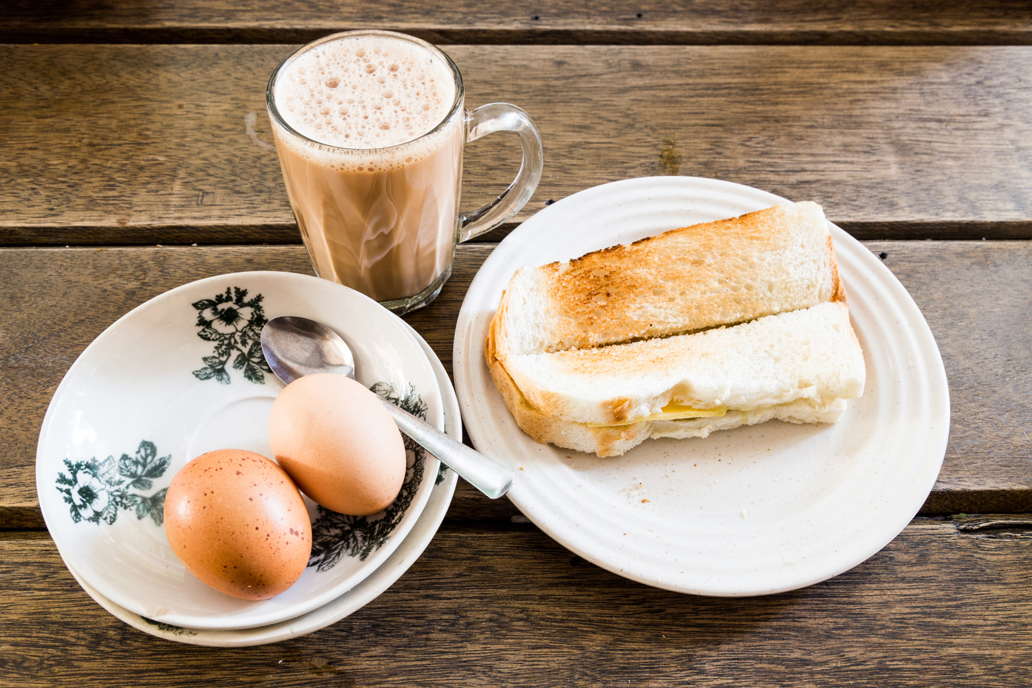Kaya Toast and Half-Boiled Eggs