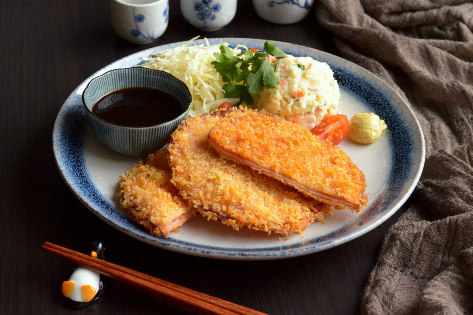 Ham Katsu (Ham Cutlet) Asian Inspirations