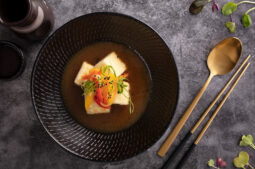 Agedashi Tofu with Curry Ankake Sauce