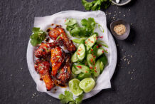 Malaysian Inspired Air Fryer Sweet and Spicy Drumettes