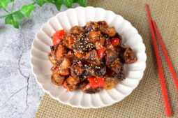 Korean Sweet Sauce Crispy Mushrooms (Beoseot Gangjeong)